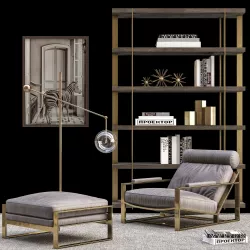 Restoration Hardware Set 4 3D model
