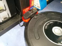 Roomba anti-drag mount