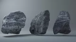 Scan - 3 Rocks 3D model