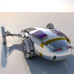 Sci fi Car 3D model