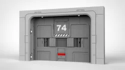 sci fi door 17 3D model