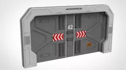 sci fi door 18 3D model