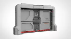 sci fi door 19 3D model