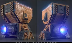 sci fi Generator 3D model