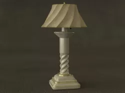 Screw Lamp Interior Prop 3D model
