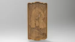 Sea pirate wall art 3d stl models for artcam and aspire 3D model