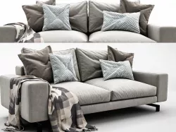 Sherman 2 Seater by Minotti 3D model