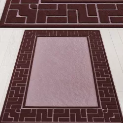 Simplysofas Carpets Border 3D model