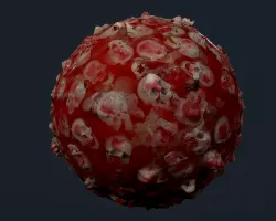 Skulls Bones Seamless PBR Texture 18 Texture