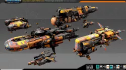 Smugglers Fleet Low-poly  3D model