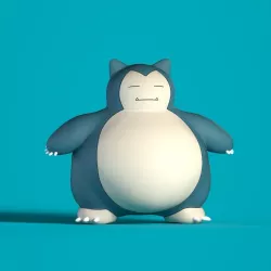 Snorlax 3D model