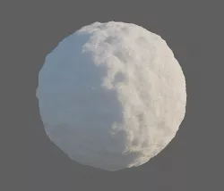 Snow material 3D model