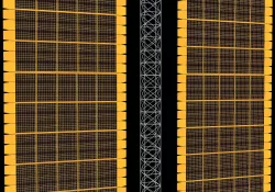 Solar Array Panel ISS 3D model