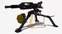 Soviet AGS-17 Plamya automatic Grenade Launcher Low-poly  3D model