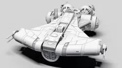Star Wars Defender Class Light Corvette 3D model