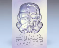 Stormtroopers 3D STL model for CNC 3d printer and ArtCam  3D model