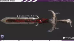 Sword Vol 6 Low-poly  3D model