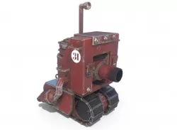 Tank  chibi Low-poly  3D model