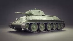 Tank t-34 1940 3D model