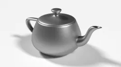 Teapot  Low-poly  3D model