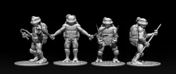 Teenage Mutant Ninja Turtles stl for printing 3D model