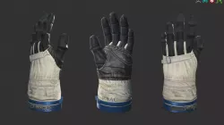 The astronauts glove Low-poly  3D model