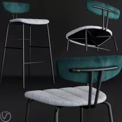 THE CONTRACT CHAIR - AMY BARSTOOL 3D model