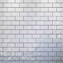 Tiles set Geometry Pattern White  3D model
