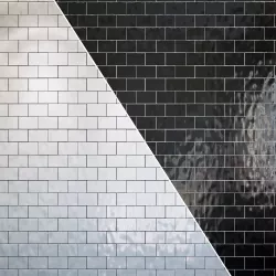 Tiles set Geometry Pattern White and Black 3D model