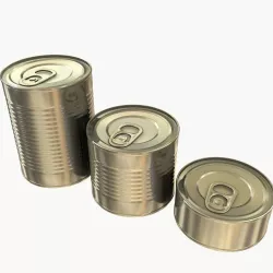 Tins Cans Pack 3D model