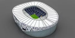Tottenham Hotspur Stadium Low-poly  3D model