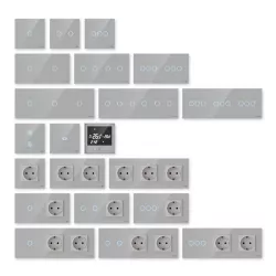 TouchMe electric sockets and switches - White 3D model
