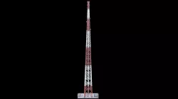 Tower Signal Telecommunication Bts Provider Low-poly  3D model