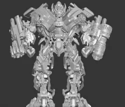 Transformers Ironhide DOTM 3D Max file Texture