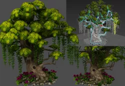 tree flora 3D model