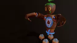 Tree Golem Low-poly  3D model