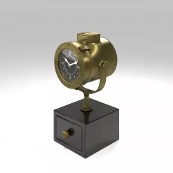 TY Tribute Desk Clock with Drawer 3D model