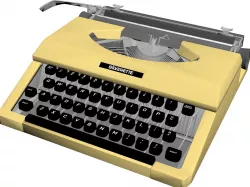 Typewriter 3D model
