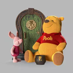Vinnie the Pooh and Piglet 3D model
