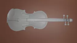 Violin 3D model