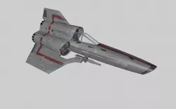 Viper MK IV fighter Star Wars 3D model