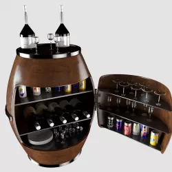 Vodka Bar cabinet 3D model