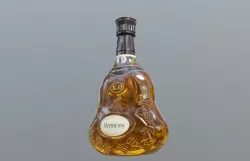 vodka bottle Low-poly  3D model