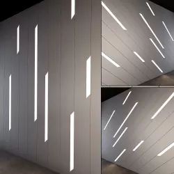 Wall Panel Set 14 3D model