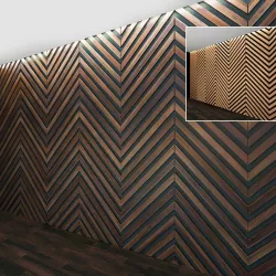 Wall Panel Set 26 3D model