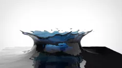 Water splash 3D model