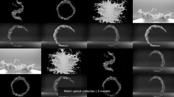 Water splash collection 
