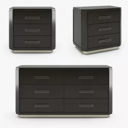 WELLESLEY COLLECTION BEDSIDE TABLE 3D model