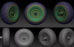 wheels 3D model