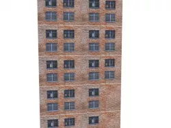 Windows set 2 Decorative Low-poly  3D model